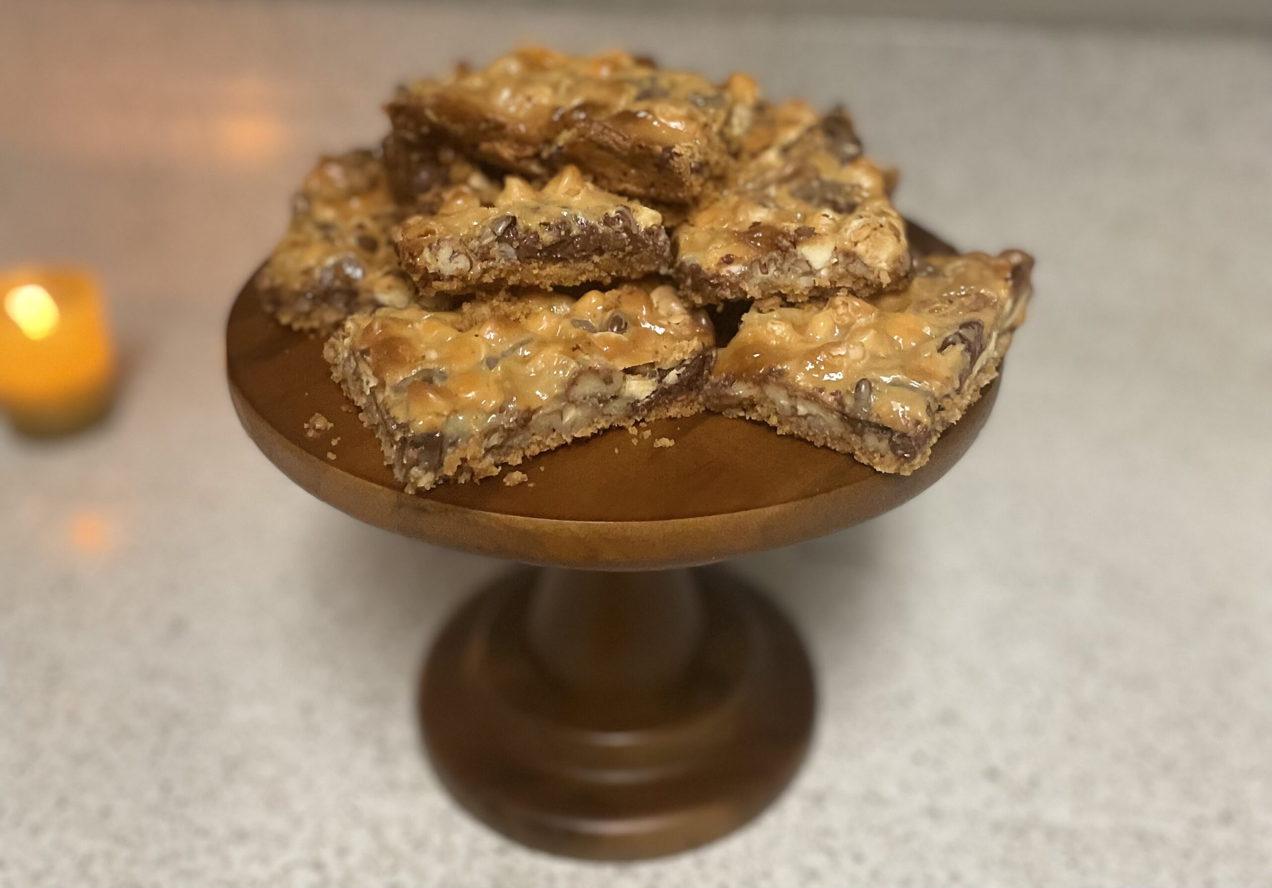 Seven Layer Bars all finished baking and plated up